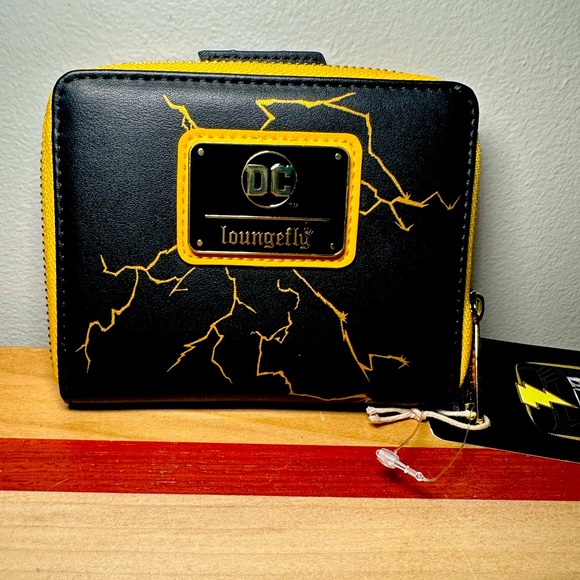 Loungefly DC Comics Black Adam Cosplay Zip Around Wallet NWT - Picture 1 of 6